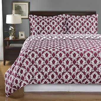 Sierra 100% Cotton Reversible Duvet Cover Set
