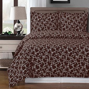 Eva 100% Cotton 3 pc Duvet Cover Set