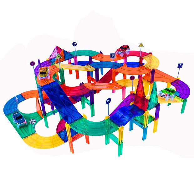 PicassoTiles 100pc Marble Run Building Blocks