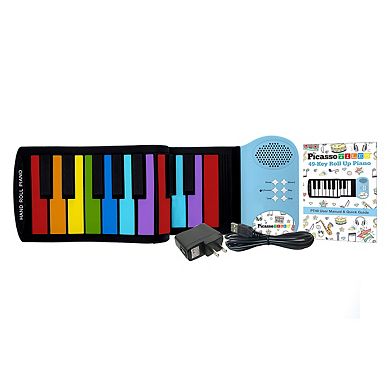 Rainbow Flexible Roll Up Piano Keyboard