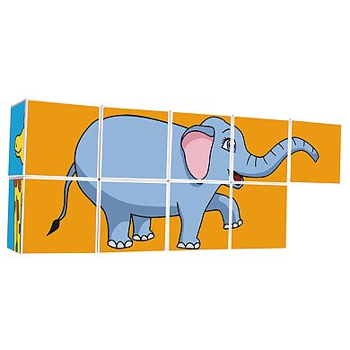 PicassoTiles 9 PC Magnetic Cubes, Magnetic Building Blocks for Kids, Magnet Toy for Kids 3+