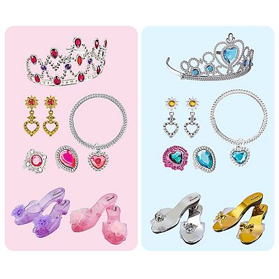 PicassoTiles 20 Piece Fairytale Royal Princess Dress Up Kit