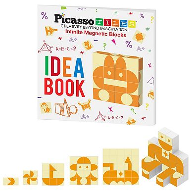 PicassoTiles Mix and Match 25 Piece Magnetic Puzzle Cube Set