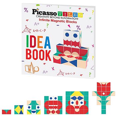 PicassoTiles 25 PC Magnetic Cubes, Magnetic Building Blocks for Kids, Magnet Toy for Kids Ages 3+