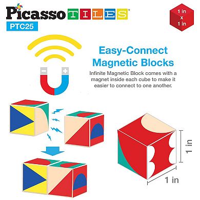 25 Piece Mix & Match Magnetic Puzzle
