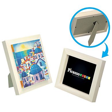 PicassoTiles 30 PC 6-in-1 World Famous Paintings Magnetic Blocks, Building Blocks for Kids 3+