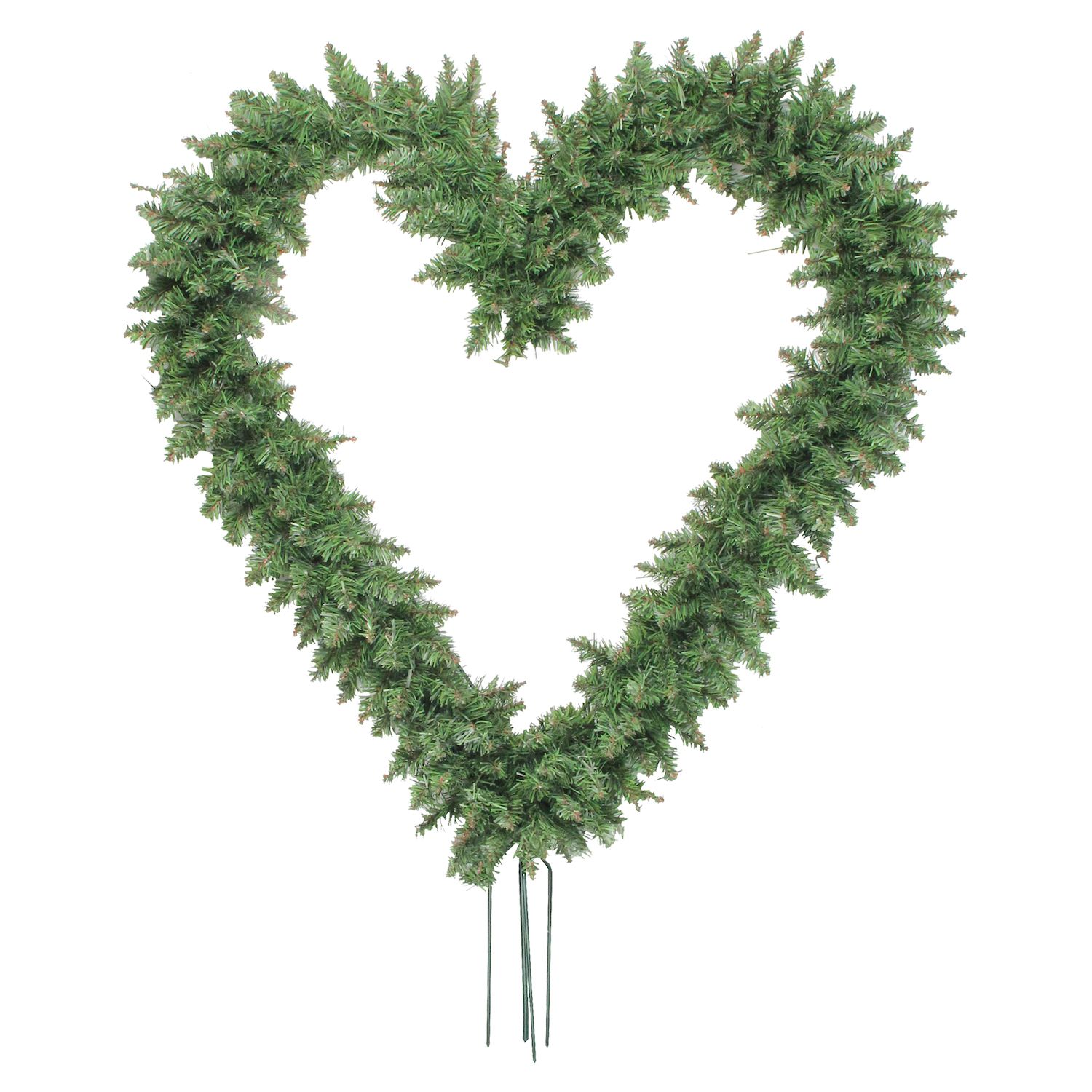 Faux Boxwood Wreath Heart - 17 Inch