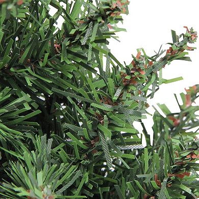 Artificial Pine Heart Shaped Wreath with Ground Stakes 25-Inch Unlit