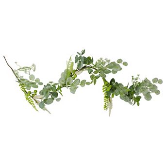 5' Green Leaves and Berry Springtime Artificial Garland