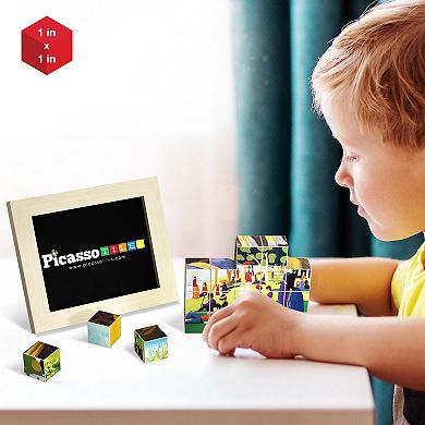 PicassoTiles 20 Piece STEM Toy, Magnetic Puzzle Cubes, Building Blocks for Kids Age 3 & Up, PMC21