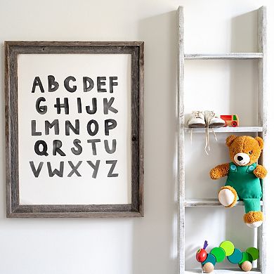 Rustic Farmhouse Signature Series 20x30 Reclaimed Wood Picture Frame