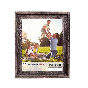 Rustic Farmhouse Signature Series 20x30 Reclaimed Wood Picture Frame