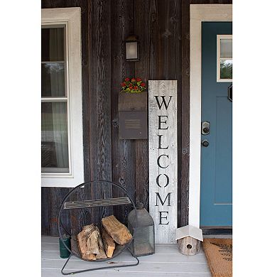 Rustic Farmhouse 5ft Vertical Front Porch Welcome Sign