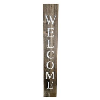 Rustic Farmhouse 5ft Vertical Front Porch Welcome Sign