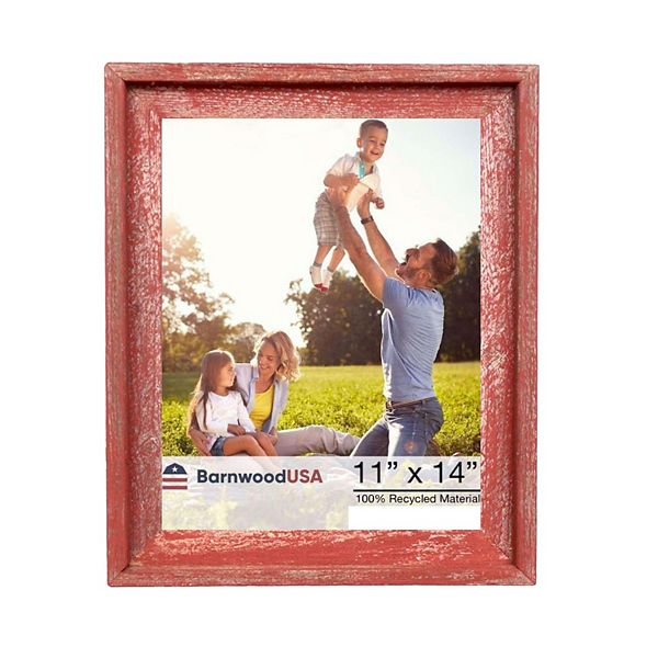 Rustic Farmhouse Signature Series 11x14 Reclaimed Wood Picture Frame