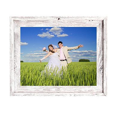 Rustic Farmhouse Signature Series 8x8 Reclaimed Wood Picture Frame