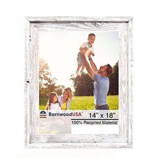 Rustic Farmhouse Signature Series 14x18 Reclaimed Wood Picture Frame