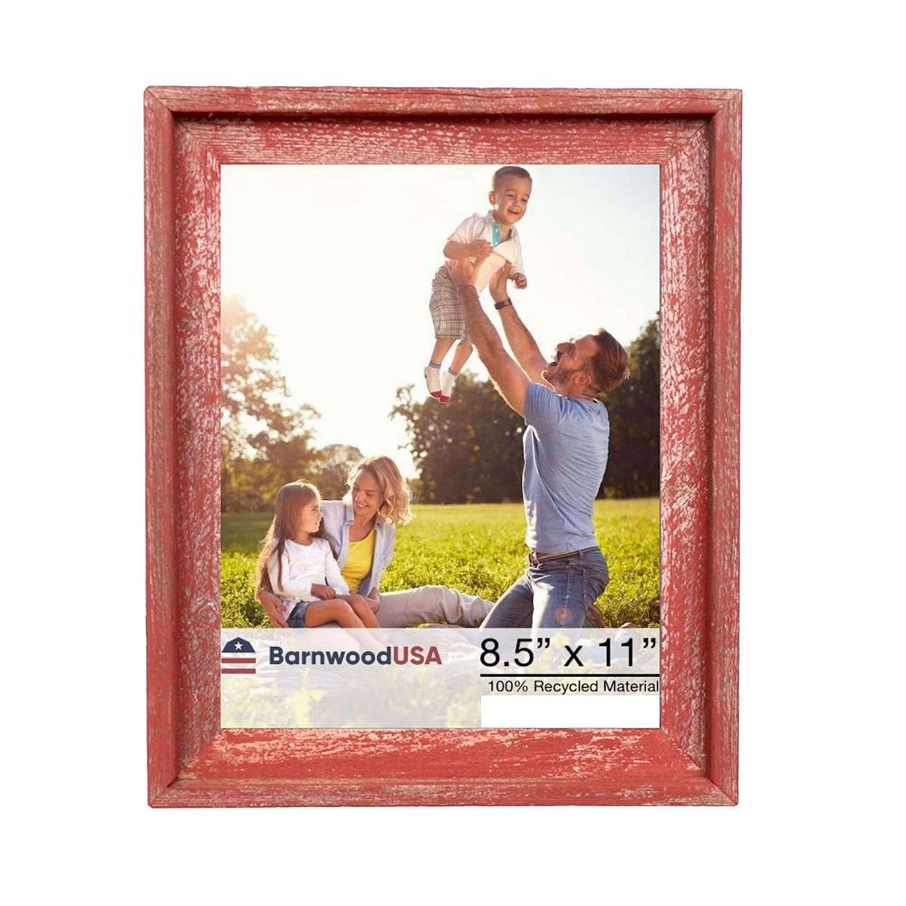Rustic Farmhouse Signature Series 8.5x11 Reclaimed Wood Picture Frame