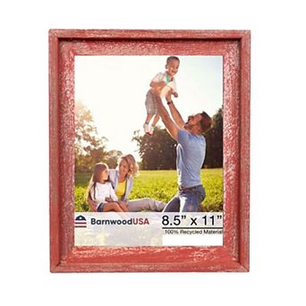 Rustic Farmhouse Signature Series 8.5x11 Reclaimed Wood Picture Frame