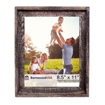 Rustic Farmhouse Signature Series 8.5x11 Reclaimed Wood Picture Frame