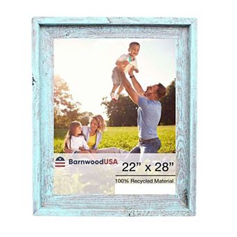 Rustic Farmhouse Signature Series 22x28 Reclaimed Wood Picture Frame