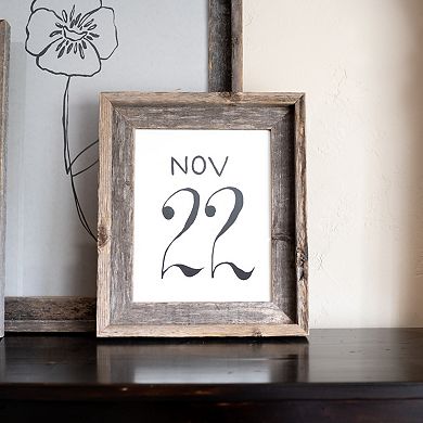 Rustic Farmhouse Signature Series 10x20 Reclaimed Wood Picture Frame