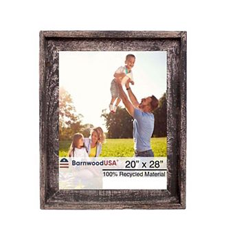 Rustic Farmhouse Signature Series 20x28 Reclaimed Wood Picture Frame