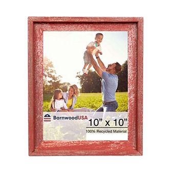Rustic Farmhouse Signature Series 10x10 Reclaimed Wood Picture Frame