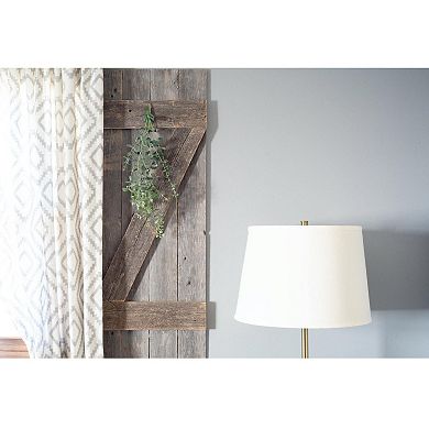 Rustic Farmhouse 36 in. x 12 in. Reclaimed Wood Decorative Shutters (Set of 2)