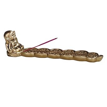 FC Design 8"W Maitreya Buddha Incense Burner Incense Sticks Holder Home Decoration