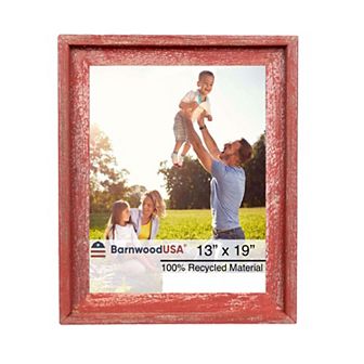 Rustic Farmhouse Signature Series 13x19 Reclaimed Wood Picture Frame