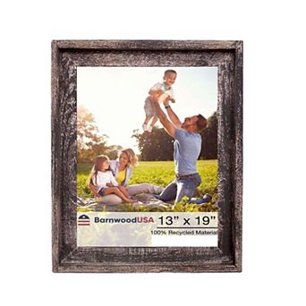 Rustic Farmhouse Signature Series 13x19 Reclaimed Wood Picture Frame