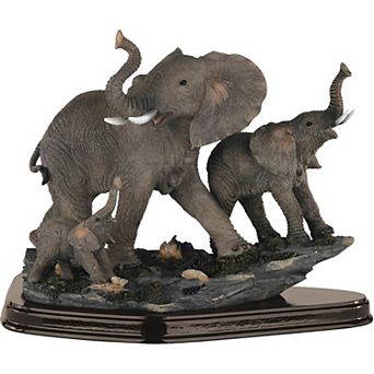 FC Design 7"H Elephant Family Playing Together Figurine Home Room Decor