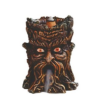 FC Design 3.25"H Forest Mystic Tree Spirit Greenman Backflow Incense Holder Statue Fantasy Decoration Figurine Incense Burner