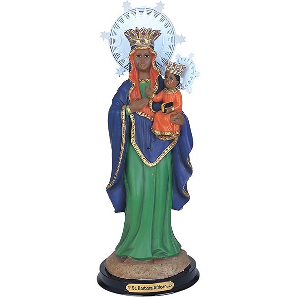 FC Design 12"H Saint Barbara Africana Holy Figurine Religious