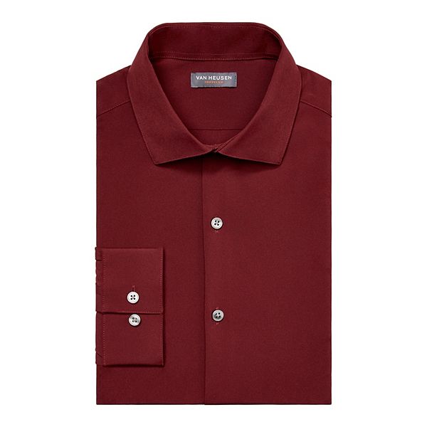 Men's Van Heusen SlimFit Traveler Hidden ButtonDown Collar Dress Shirt