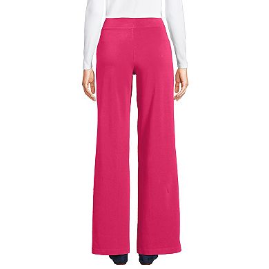 Women's Lands' End Starfish Mid Rise Wide Leg Pull On Pants