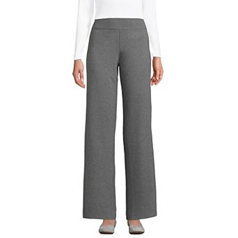 Women's Lands' End Starfish Mid Rise Wide Leg Pull On Pants