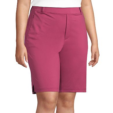 Plus Size Lands' End Flex High Rise Bermuda Shorts