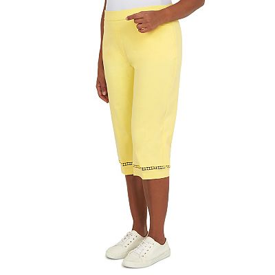 Alfred dunner yellow pants hotsell