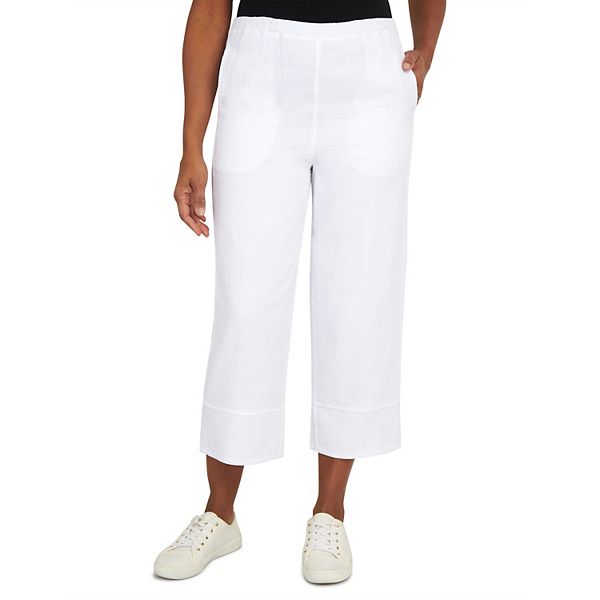 Women's Alfred Dunner Wide Leg Ankle Pants