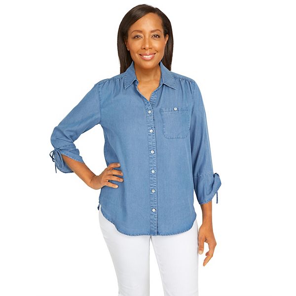 Womens dress shirts hot sale kohls