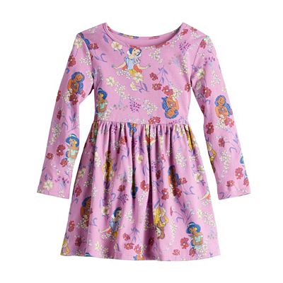 disney princess skater dress Long Sleeve Disney Princess Skater Dress