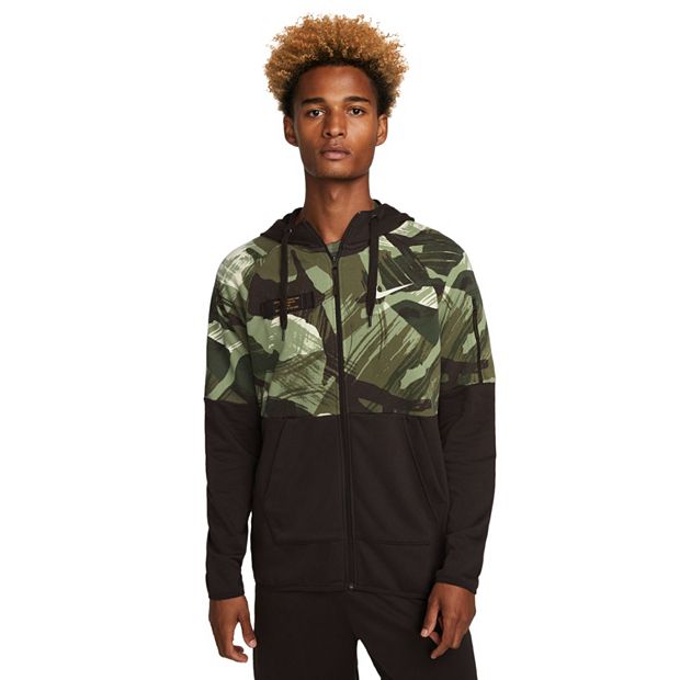 Nike camo store zip hoodie mens