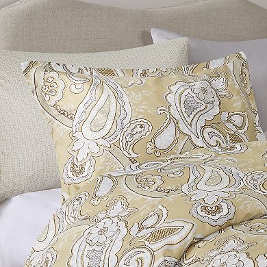 Madison Park Essentials Sylvie Print Paisley Comforter Set with Bed Sheets