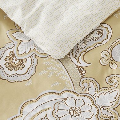 Madison Park Essentials Sylvie Print Paisley Comforter Set with Bed Sheets