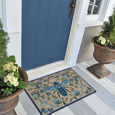 Liora Manne Flora Bee Indoor/Outdoor Rug