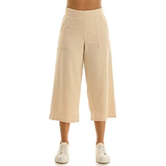 Women's Nina Leonard Elastic Waist Culotte Pants
