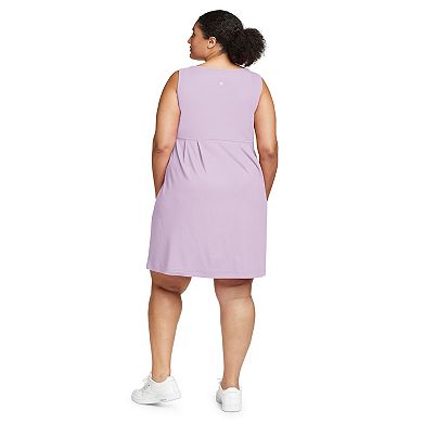 Plus Size Eddie Bauer Plus Aster Crossover Mini Dress