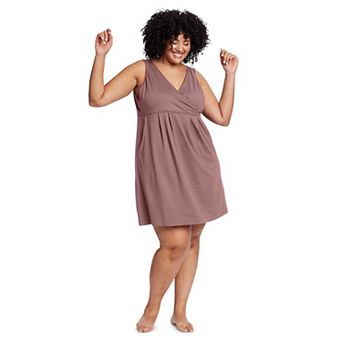 Plus Size Eddie Bauer Plus Aster Crossover Mini Dress